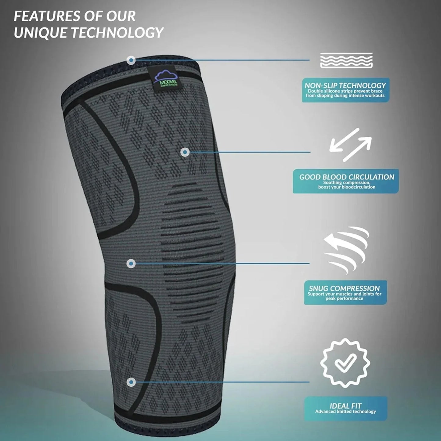 2 Pcs Medicated Knee Pads ( Pair)
