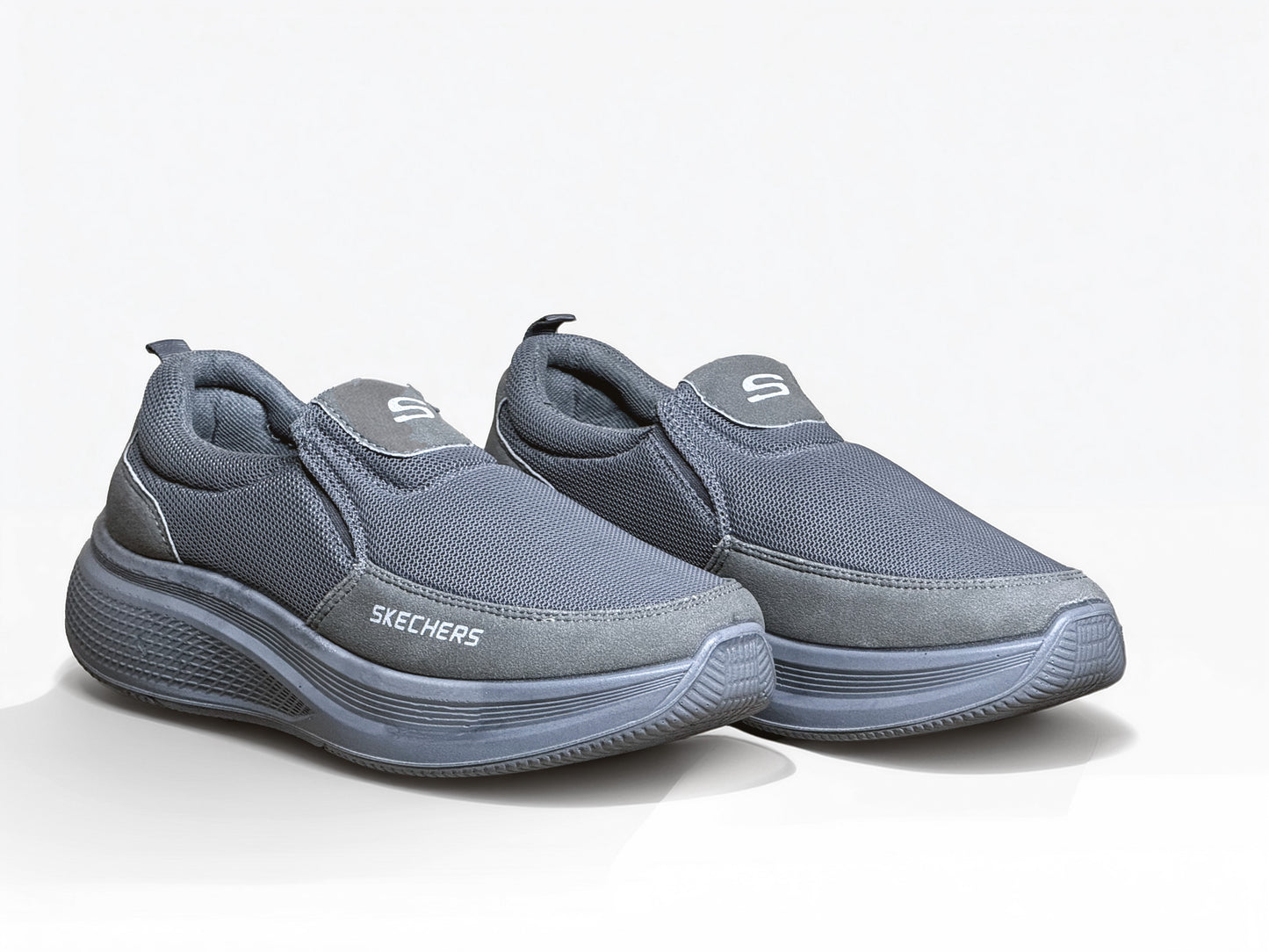 Skechers Men's Slip-On Comfort Walking Shoes – Lightweight Cushioned Sole.