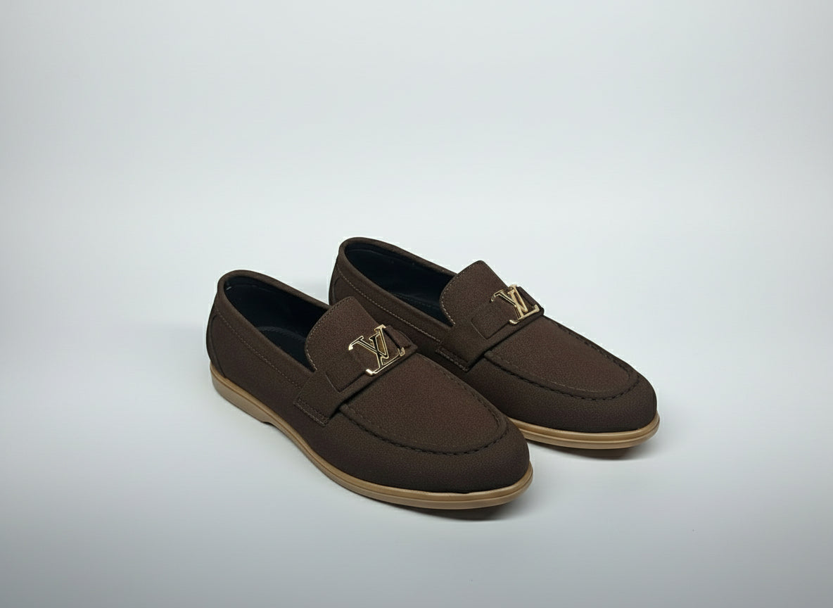 Men’s Suede Loafers  – Casual Comfort Slip-On Shoes