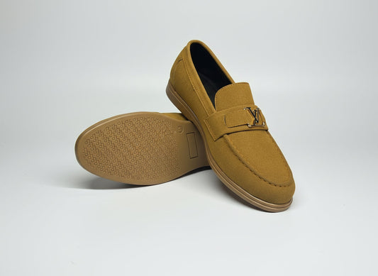 Men’s Suede Loafers  – Casual Comfort Slip-On Shoes